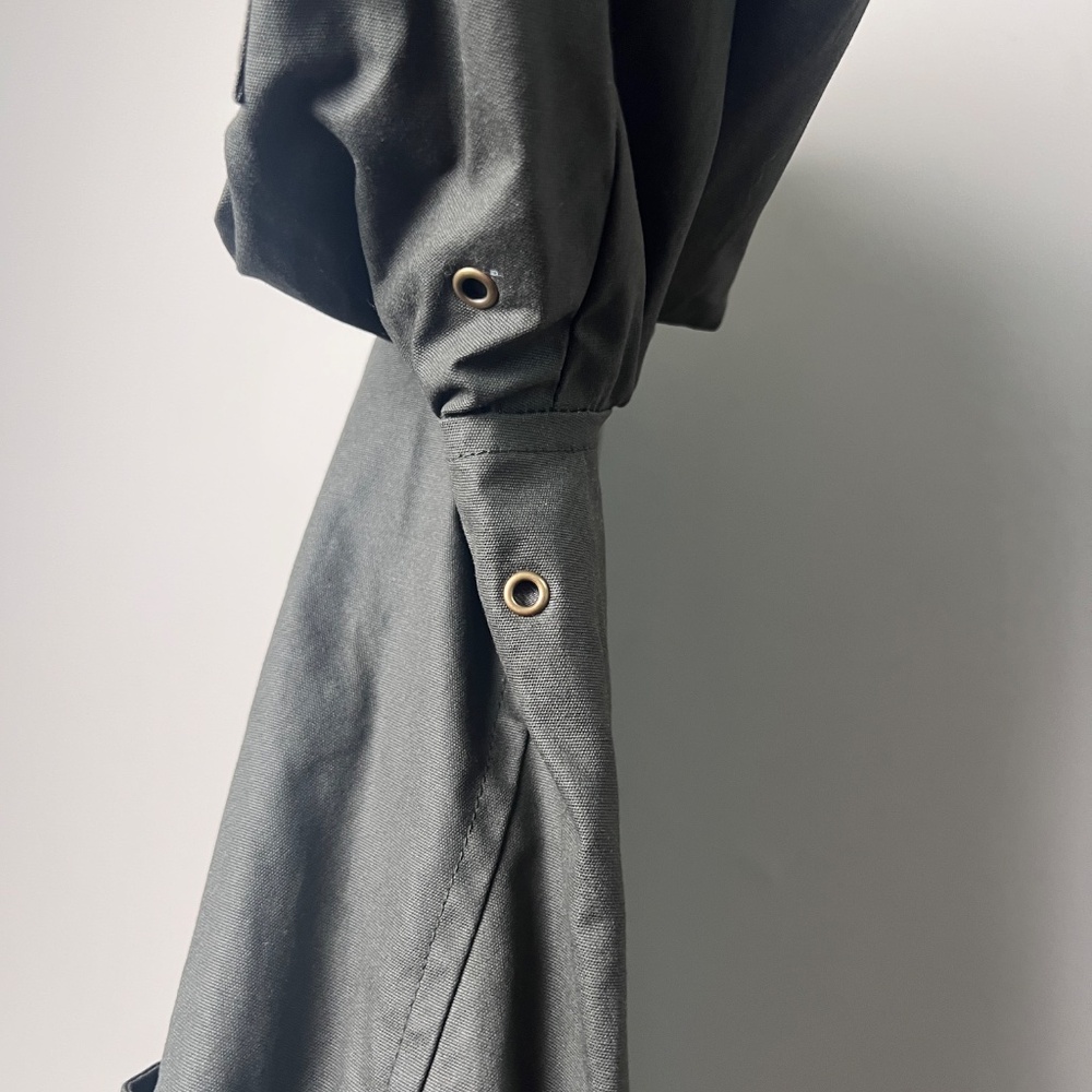 Lauren Ralph Lauren Women’s Olive Green Field Jacket Petite Sml Corduroy Collar - Picture 11 of 11